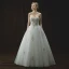 Chic / Beautiful Ivory Wedding Dresses 2018 A-Line / Princess Sweetheart Sleeveless Backless Gold Appliques Lace Sequins Pearl Floor-Length / Long Ruffle