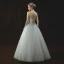 Simple Ivoire Robe De Mariée 2018 Princesse Unique Bustier Sans Manches Dos Nu Longue Volants