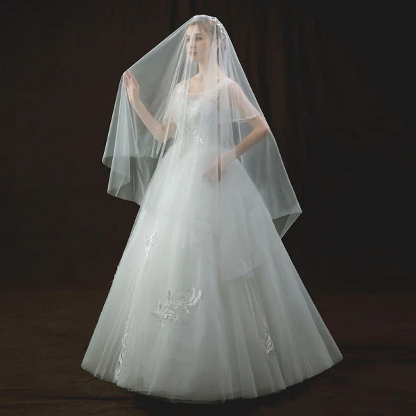 Chic / Belle Ivoire Transparentes Robe De Mariée 2018 Robe Boule Encolure Dégagée Manches Courtes Dos Nu Appliques En Dentelle Paillettes Perle Perlage Longue Volants