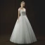 Chic / Beautiful Ivory Wedding Dresses 2018 A-Line / Princess Off-The-Shoulder Short Sleeve Backless Appliques Lace Flower Pearl Sequins Floor-Length / Long Ruffle