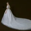 Luxe Ivoire Robe De Mariée 2018 Robe Boule Transparentes V-Cou Manches Courtes Dos Nu Appliques En Dentelle Paillettes Perlage Cathedral Train Volants