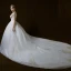 Bling Bling Ivoire Robe De Mariée 2018 Robe Boule De l'épaule Manches Courtes Dos Nu Étoile Appliques En Dentelle Perle Perlage Cathedral Train Volants
