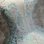 Moderne / Mode Multi-Couleurs Robe De Bal 2017 Robe Boule Encolure Dégagée Manches Courtes Appliques En Dentelle Fleur Paillettes Perlage Perle Longue Volants Percé Dos Nu Robe De Ceremonie