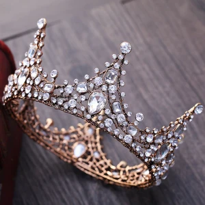 Vintage Zilveren Rhinestone Tiara 2018 Metaal Huwelijk Accessoires