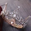 Vintage / Retro Silver Rhinestone Tiara 2018 Metal Wedding Accessories