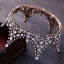Vintage / Retro Silver Rhinestone Tiara 2018 Metal Wedding Accessories