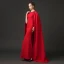 Modest / Simple Red Evening Dresses  2018 Trumpet / Mermaid Scoop Neck Sleeveless Beading Watteau Train Formal Dresses