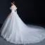 Cinderella White Prom Dresses 2017 Ball Gown Off-The-Shoulder Short Sleeve Butterfly Appliques Flower Chapel Train Ruffle Backless Formal Dresses