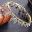 Modest / Simple Gold Tiara 2018 Metal Rhinestone Crystal Wedding Accessories