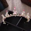 Simple Rose Bonbon Faux Diamant Tiare 2018 Métal Perle Cristal Mariage Accessorize