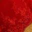 Chic / Belle Rouge Robe De Bal 2017 Robe Boule De l'épaule 1/2 Manches Appliques En Dentelle Faux Diamant Paillettes Perlage Longue Volants Dos Nu Robe De Ceremonie