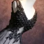 Flotte Sorte Gallakjoler 2017 Prinsesse V-Hals Ærmeløs Applikationsbroderi Med Blonder Blomsten Rhinestone Beading Lange Flæse Halterneck