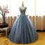 Chic / Beautiful Champagne Prom Dresses 2017 Ball Gown V-Neck 3/4 Sleeve Sequins Beading Floor-Length / Long Ruffle Backless Formal Dresses