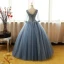 Chic / Beautiful Champagne Prom Dresses 2017 Ball Gown V-Neck 3/4 Sleeve Sequins Beading Floor-Length / Long Ruffle Backless Formal Dresses
