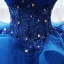 Schöne Königliches Blau Ballkleider 2017 Ballkleid Bandeau Ärmellos Applikationen Spitze Strass Pailletten Wadenlang Fallende Rüsche Rückenfreies Festliche Kleider