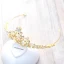 Błyszczące Złote Przebili Tiara 2018 Metal Rhinestone Ślub Akcesoria