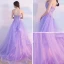 Fine Syrin Selskapskjoler 2017 Prinsesse Kjæreste Uten Ermer Appliques Blonder Rhinestone Gripende Ruffles Feie Tog Ryggløse Formelle Kjoler