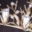 Enkel Gull Tiara 2018 Metall Perle Bryllup Tilbehør