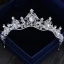 Sparkly Silver Tiara 2018 Metal Crystal Beading Rhinestone Accessories