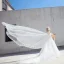 Chic / Beautiful Romantic Outdoor / Garden Wedding Dresses 2017 Rhinestone Lace Appliques Sleeveless Off-The-Shoulder Backless Cathedral Train White Ball Gown