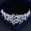 Chic / Belle Argenté Mariage Accessorize 2018 Métal Cristal Perlage Perle Faux Diamant Tiare