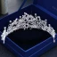 Chic / Belle Argenté Mariage Accessorize 2018 Métal Cristal Perlage Perle Faux Diamant Tiare