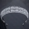 Luxury / Gorgeous Silver Wedding Accessories 2018 Metal Rhinestone Tiara