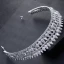 Luksus Sølv Bryllup Tilbehør 2018 Metall Rhinestone Tiara