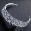 Luksus Sølv Bryllup Tilbehør 2018 Metall Rhinestone Tiara