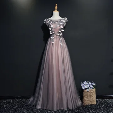 Chic Belle Noire Robe De Soirée 2017 Princesse Encolure Dégagée Sans Manches Appliques Fleur Perle Tribunal Train Volants Dos Nu Robe De Ceremonie