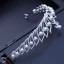 Modest / Simple Silver Accessories 2018 Metal Rhinestone Pearl Tiara