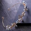 Simple Doré Mariage Accessoire Cheveux 2018 Métal Perle Faux Diamant Cristal Accessorize