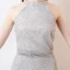 Sparkly Silver Evening Dresses  2017 Trumpet / Mermaid Glitter Polyester Strapless Sleeveless Ankle Length Formal Dresses