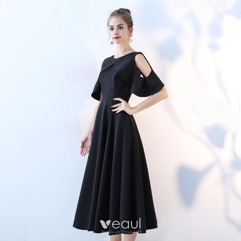 slim fit dress slacks Amy Short White Graduation Dress with Ruffles White / XSmall main image 1