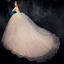 Fabulous Champagne Wedding Dresses 2019 Ball Gown Off-The-Shoulder Sequins Beading Tassel Short Sleeve Backless Royal Train