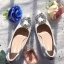 Piękne Kość Słoniowa Buty Ślubne 2019 Rhinestone 7 cm Szpilki Szpiczaste Ślub Czółenka