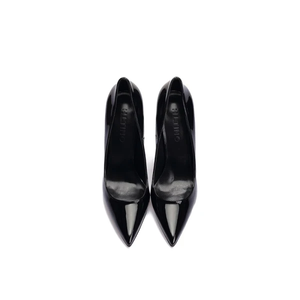 Chic / Beautiful Burgundy Evening Party Pumps 2019 Patent Leather 12 cm Stiletto Heels Pointed Toe Pumps