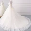 Schöne Champagner Brautkleider 2018 Ballkleid Perlenstickerei Pailletten Mit Spitze Off Shoulder Rückenfreies Ärmellos Königliche Schleppe Hochzeit