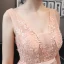 Chic / Beautiful Evening Dresses  2018 A-Line / Princess Lace Appliques Sash V-Neck Backless Sleeveless Floor-Length / Long Formal Dresses