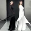 Amazing / Unique Black Evening Dresses  2018 Trumpet / Mermaid Scoop Neck Long Sleeve Floor-Length / Long Formal Dresses