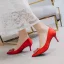 Fashion Ocean Blue Evening Party Pumps 2020 Satin Rhinestone 9 cm Stiletto Heels Pointed Toe Pumps