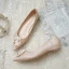 Fashion Silver Flat Wedding Shoes 2020 Pearl Rhinestone Sequins Pointed Toe