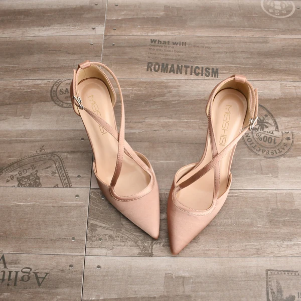Affordable Black Evening Party Womens Sandals 2020 X-Strap 10 cm Stiletto Heels Pointed Toe Heels