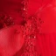 Chic / Beautiful Red Prom Dresses 2020 A-Line / Princess V-Neck Bow Beading Sequins Lace Flower Sleeveless Backless Floor-Length / Long Formal Dresses