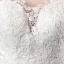 Elegante Ivory / Creme Brautkleider / Hochzeitskleider 2020 A Linie Eckiger Ausschnitt Strass Spitze Blumen Kurze Ärmel Rückenfreies