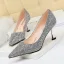 Sparkly Gold Glitter Evening Party Pumps 2020 Sequins 7 cm Stiletto Heels Pointed Toe Pumps