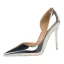 Sexy Bronse Aften Damesko 2020 Patent Lær 10 cm Stiletthæler Spisse Høyhælte