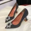 Sparkly Silver Evening Party Pumps 2020 Rhinestone Sequins 7 cm Stiletto Heels Pointed Toe Pumps