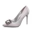 Prisvärd Röd Afton Pumps 2020 Rhinestone 10 cm Stilettklackar Spetsiga Pumps