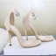 Sexy Beige Club de carnaval Sandales Femme 2020 Bride Cheville 11 cm Talons Aiguilles Peep Toes / Bout Ouvert Sandales